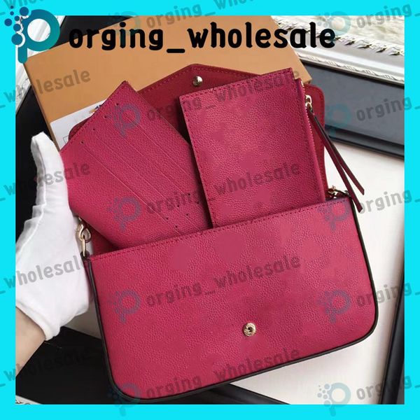 

три куска костюм кошелек браун письмо горячие solds мода кожа цепь плечо сумка сумка мини кошельки карта держатель сумка le07 le13