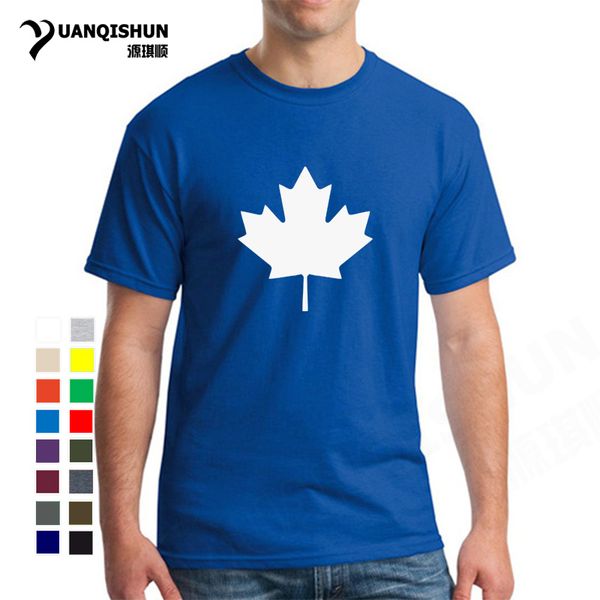 

canada or toronto maple leaf printed men t shirt fashion summer t shirts men cotton short sleeve tshirt streetwear tee shirt
