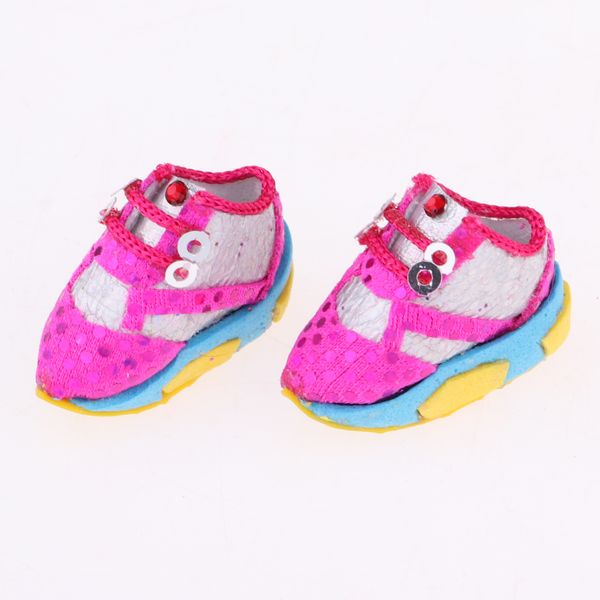 

doll sports shoes for 1/6 blythe dolls dress up clothing accessory rose red