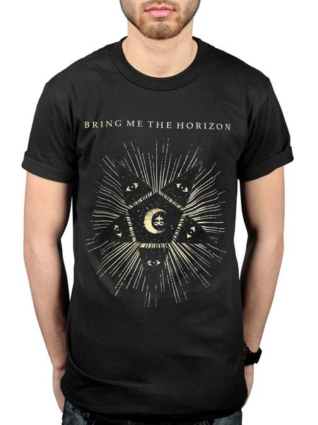 

official bring me the horizon black star t shirt sucide season bmth tour merch