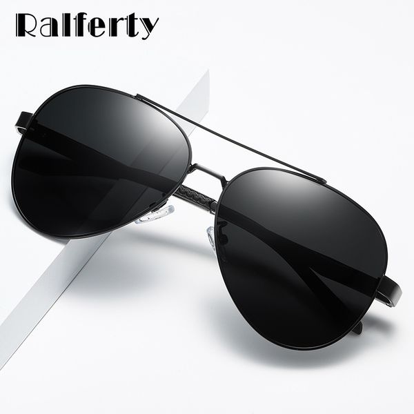 

sunglasses ralferty men polarized uv400 aluminum magnesium pilot male driver sun glasses 2021 gunes gozlug d202177, White;black