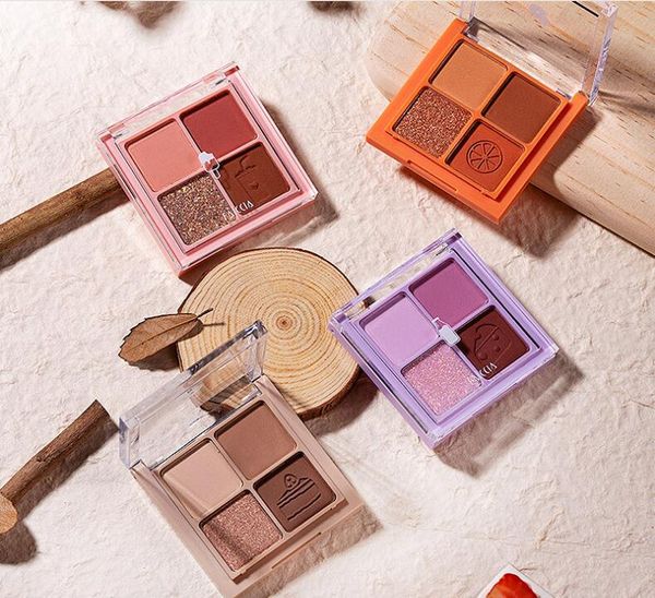 

faiccia makeup 4 color eyeshadow matte pearlescent 4 colors eyeshadow palette