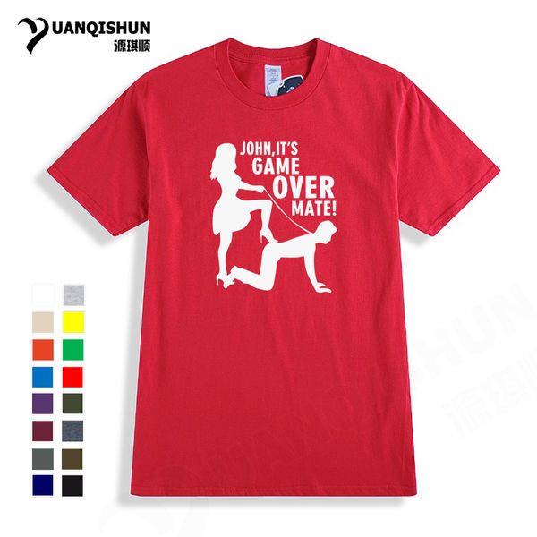

это игра закончена персонализированных пользовательских олень do t shirt top quality 16colors fun unisex тенниска mens женщин способа подарк