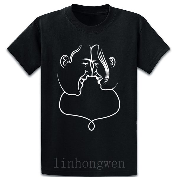 

faces love in a relationship gift t shirt pattern spring autumn anti-wrinkle building designing tee shirt gents crew neck shirt