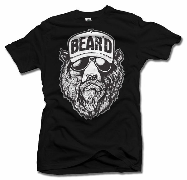 

gift t shirt fashion bear'd cool beard men's printed t shirts