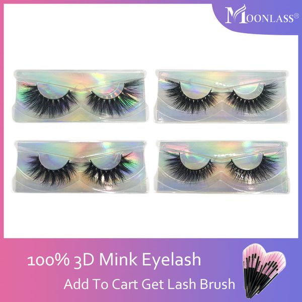 

3d mink lashes 100% real siberian false eyelashes natural soft long mink eyelashes cruel-handmade makeup lashes