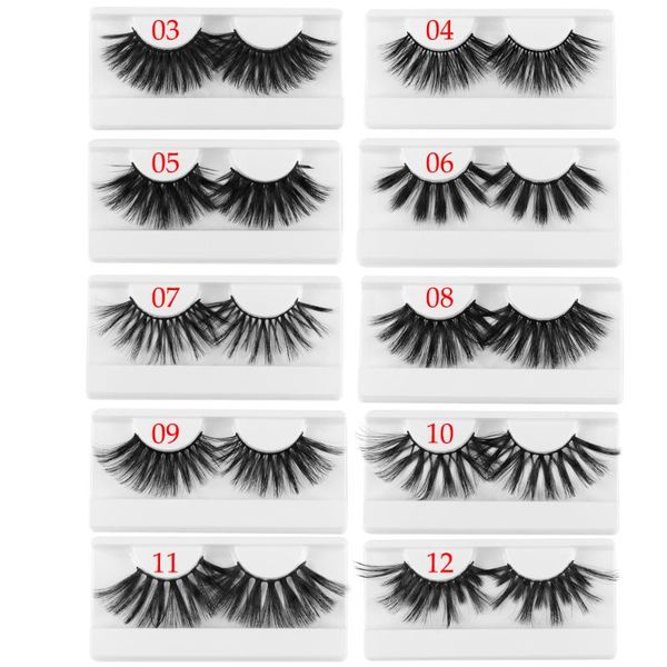 

1 pair 25mm extra length lash 3d faux mink hair false eyelashes wispy fluffy long thick lashes eye beauty fashion extension lash