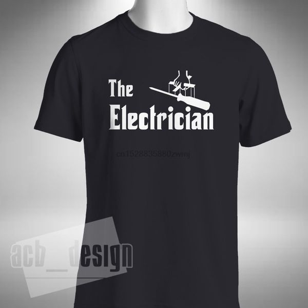 

2020 новая мода tee shirt электрикой mens t shirt бог отец стиль sparky отвертка электрическая летняя футболка
