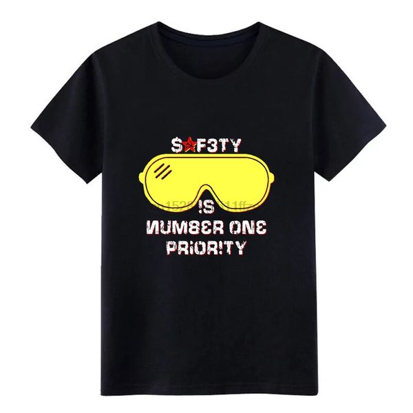 

safety is numbe r one priority crazy russian hacker safetyglasses t shirt designer cotton s-3xl pattern cute summer shirt