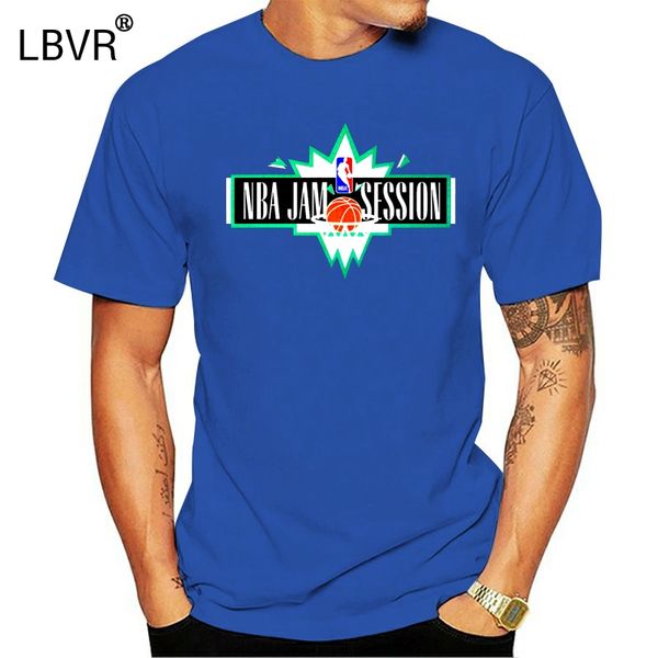 

jam session vintage 90с классический баскетболисту футболка с коротким рукавом t-shirt тис мужчины одежда больших размеров-xxxl платья