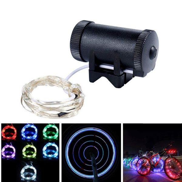 

led bike wheel lights waterproof bike light bicycle wheel spoke bicycle lights colorful safety mountain cycling lamp lightcover