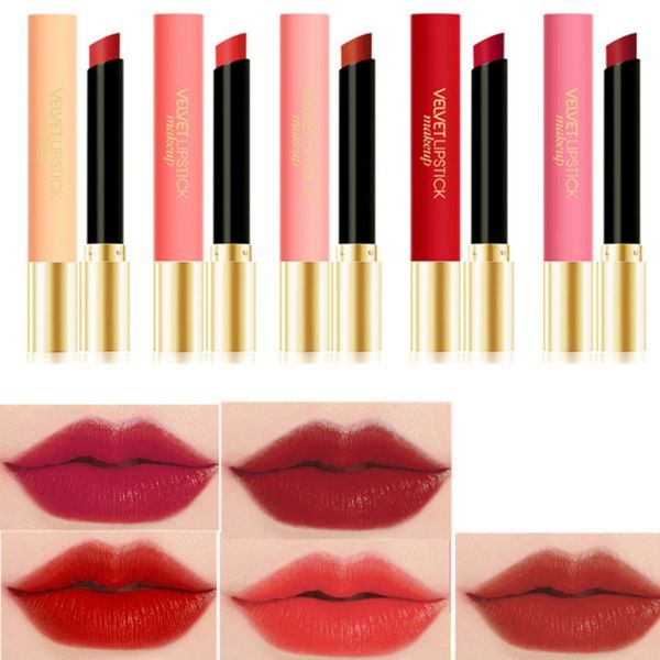 

lip gloss 5pcs matte lipstick set waterproof non-stick cup brighten color lasting velvet k7
