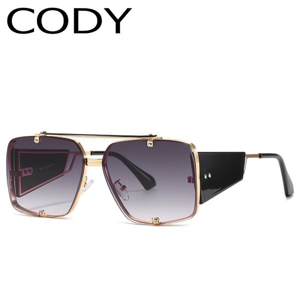 

sunglasses q2039 fashion women 2021 designer ladies men square frame sun glasses black gray colors eyewear, White;black