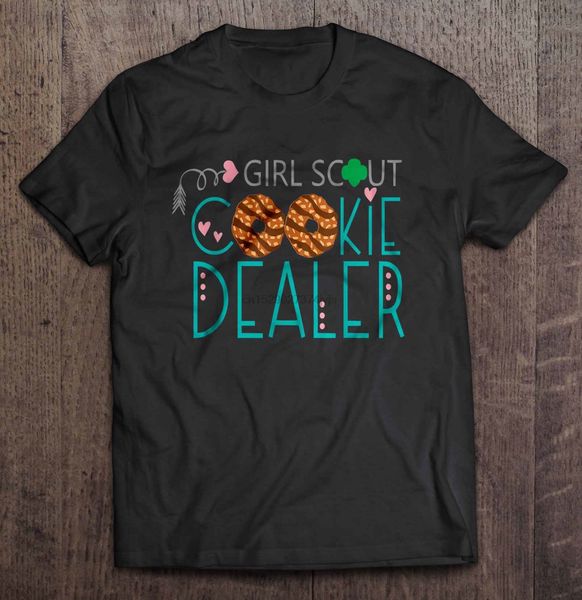 

men funny t shirt fashion tshirt girl scout cookie dealer women t-shirt