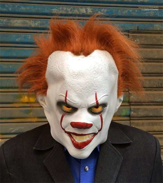 

clown halloween party masks men women full face masks funny cosplay movie star costume accessory, Silver