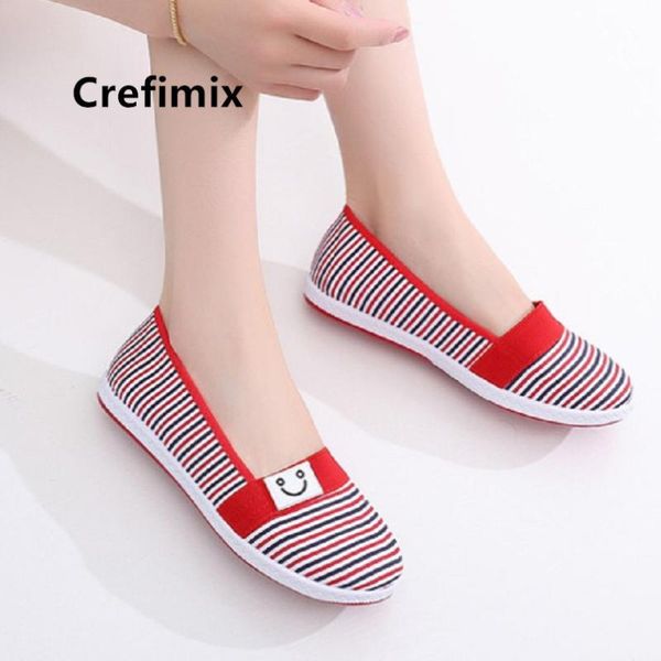 

chaussures plates femmes women cute comfortable slip on dance flat shoes lady casual canvas shoes cool e5202, Black