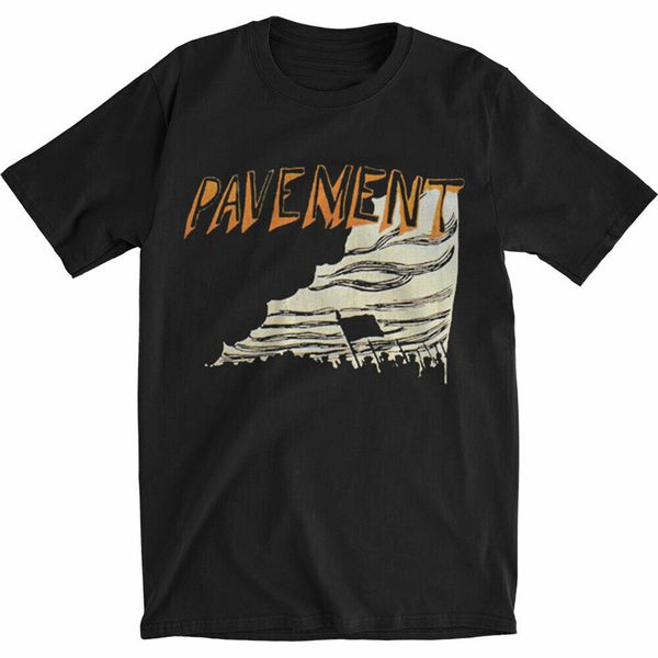 

pavement men's army slim fit t-shirt black funny design tee shirt
