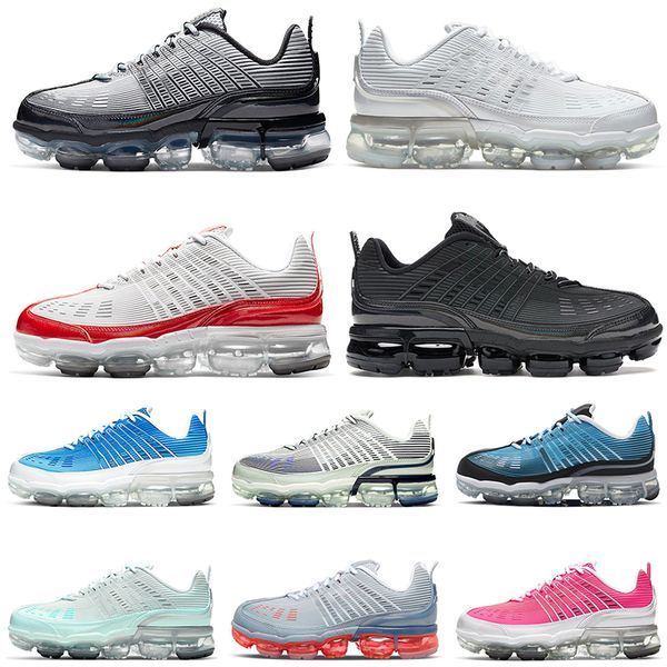 

new university red 360 triple white black iridescent vamaxpor men women running shoes hyper pink 360s cream mens trainers sneakers 36-45, White;red