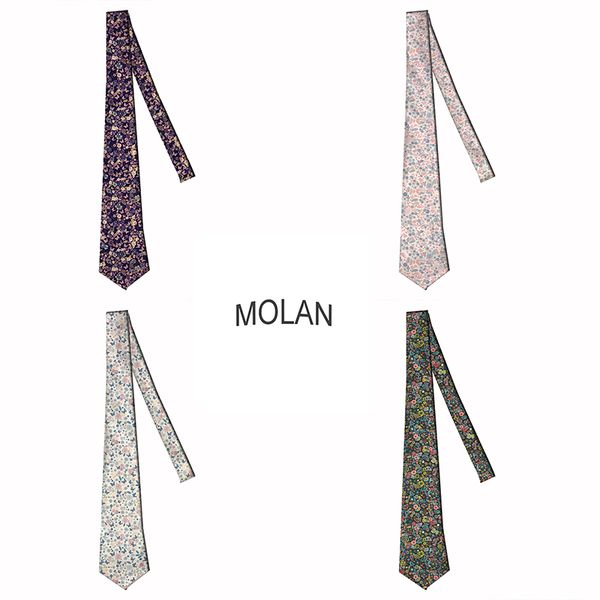 

neck ties tie for men flowers' 8cm width polyester necktie man wedding accessories fashion male printed neckties x-ld07-5-8, Blue;purple