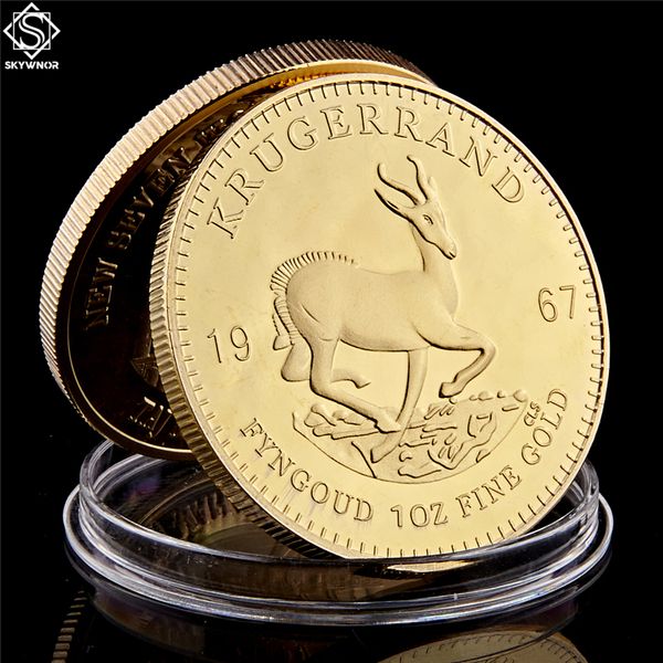 

1967 south africa krugerrand gold coin 1oz fine gold commemorative coin memorial souvenirs collectibles south africa