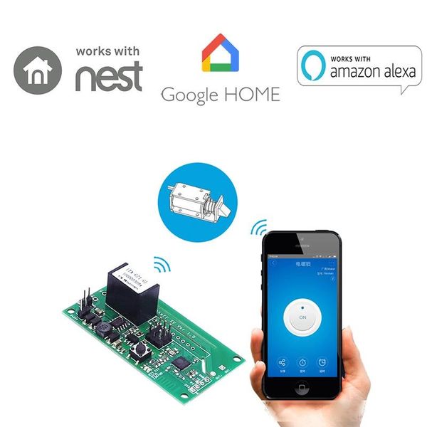 

mart home automation modules sonoff sv safe voltage wifi wireless switch module timing support secondary development 5-24v for ios androi