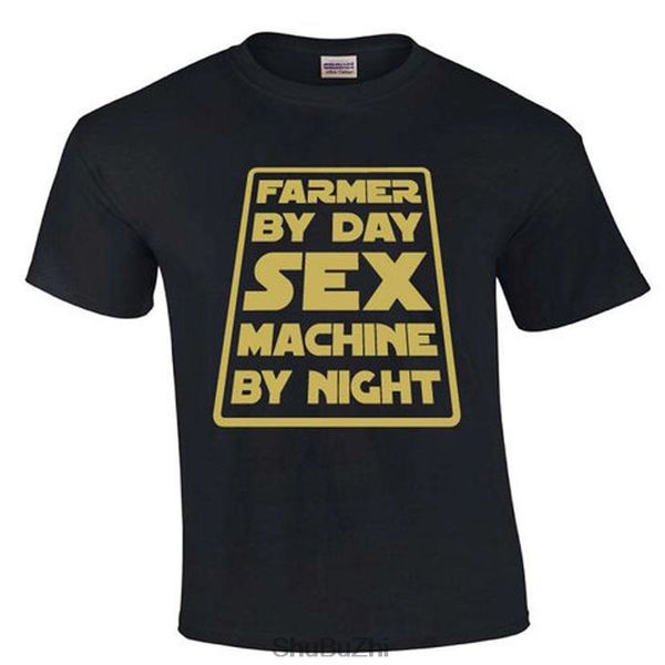 

new arrived summer hip-hop men t shirt farmer by day machine by night | farmer t-shirt fashion cool mens tshirt homme