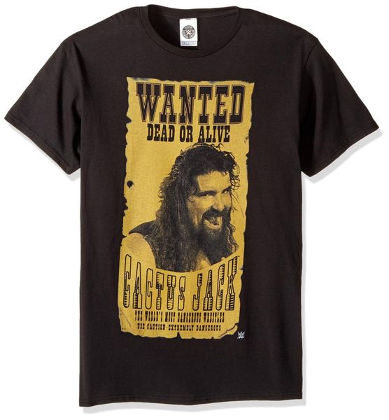 

funny t shirt men novelty women tshirt men cactus jack wanted dead or alive t-shirt