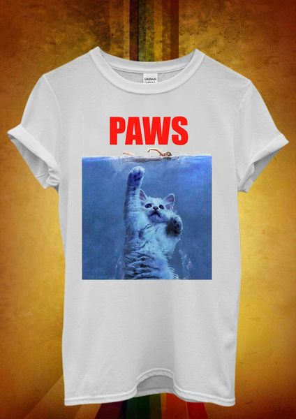 

paws cat kitten meow parody hipster men women t shirt tank s-3xl