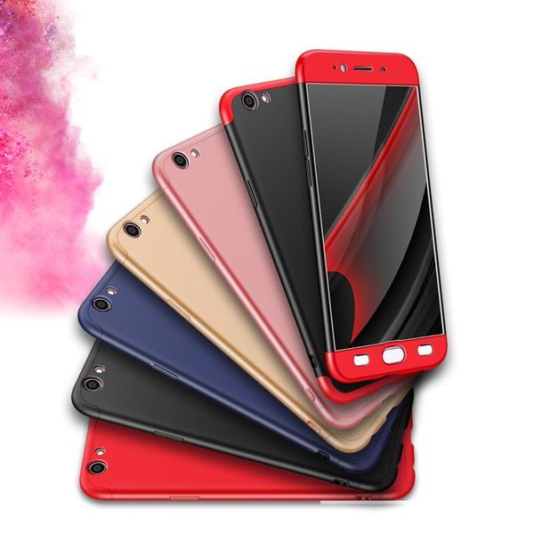 

360 degrees 3 in 1 matte case for oppo r9s phone shell silicone hard full protection case