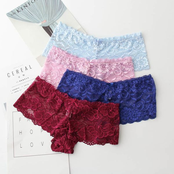 

new bow t-back underwear panties mesh lace t-back more colors women underwear ing, Black;pink