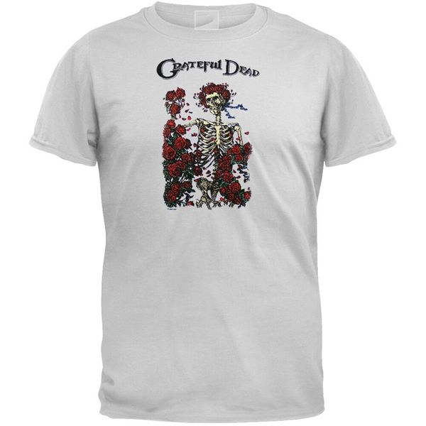 

skeleton & roses mens t-shirt oversized tee shirt