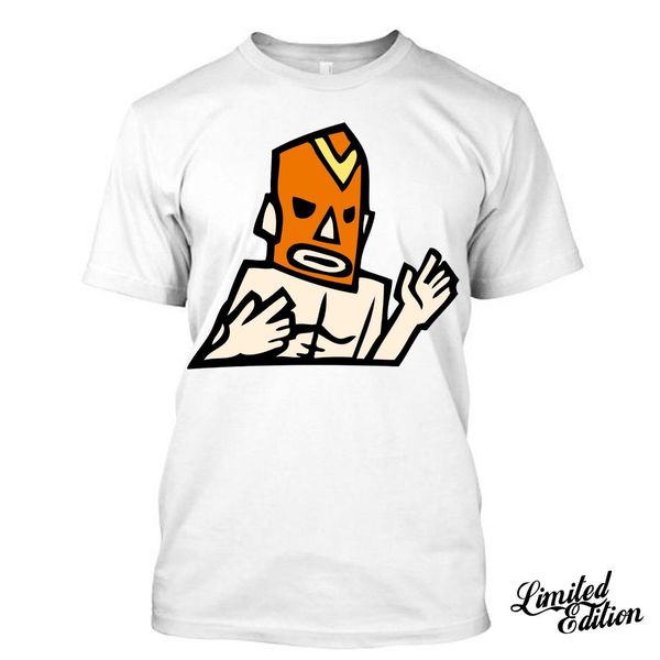 

2019 100% cotton wrestling i love lucha libre mexico funny t shirt tees tee shirt
