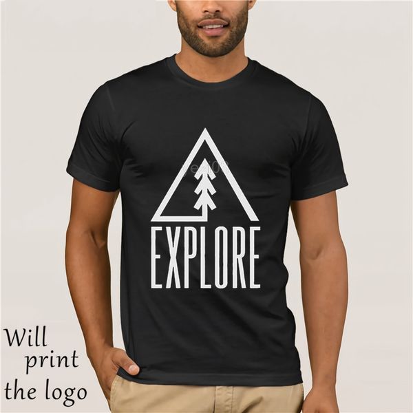 

explore hike camp travel adventure wild nature men's t shirt