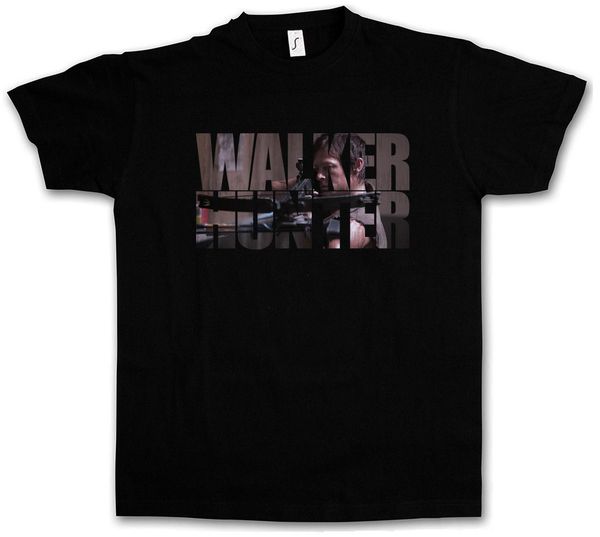 

2020 hunter ii daryl dixon t-shirt - the walking walkers zombie michonne dead t-shirt