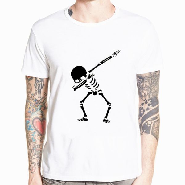 

new t shirt summer short sleeve dabbing print skull men t shirt casual o-neck summer mens tee shirts o-neck tshir funny t shirts