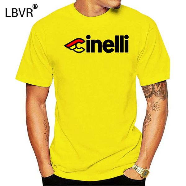 

новый cinelli велосипед логотип mens white t-shirt размер s до 3xl