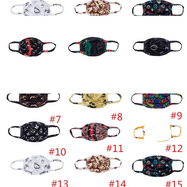 

face fashion mask print women letter masks anti-dust sun-resistant mouth-muffle washable b ky8k