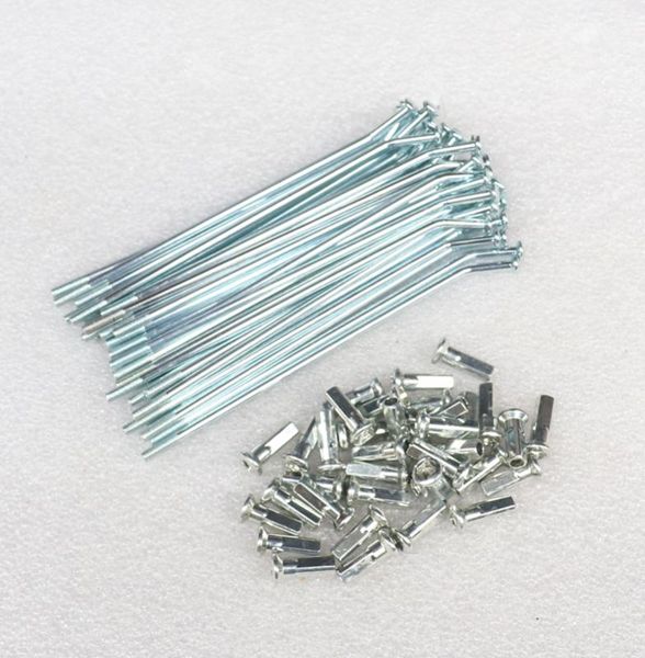 

10k 124mm 36 pcs wheel steel spokes nipples for pit bike enduro spokes steel wire cap hat for crf kxf yzf wr bse