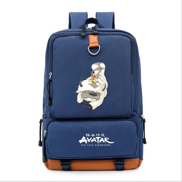 

avatar the last airbender mochila printing backpack for teenagers aang appa school bag work travel bag lapbagpack