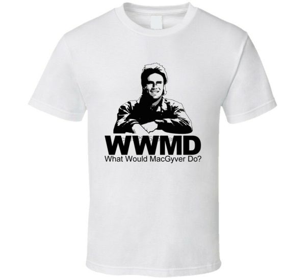 

what would macgyver do action tv series t shirt
