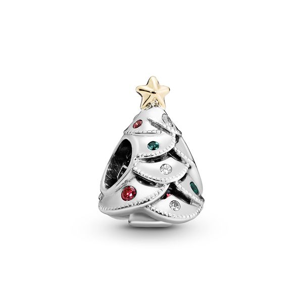 

2020 новые аутентичные ale 925 silver праздничное chrismas дерево шармов fit pandora style браслет для diy ювелирной моды дизайн делают, Black