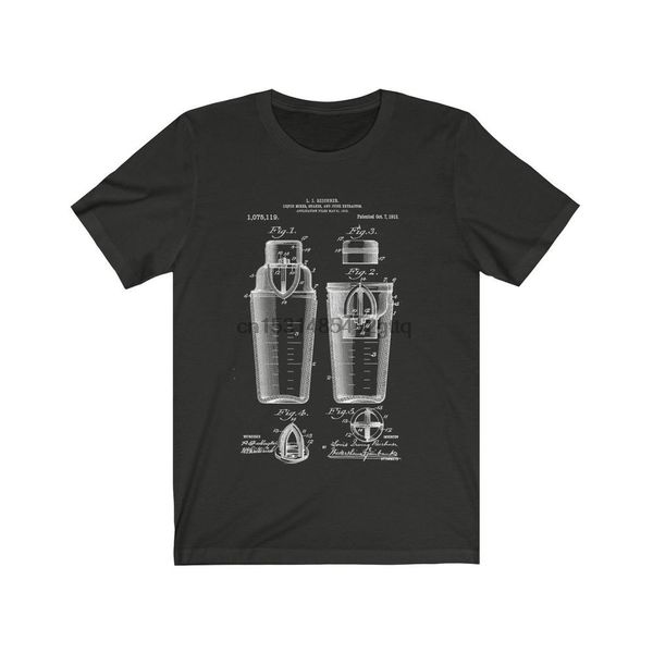 

1913 vintage drink mixer patent illustration t shirt
