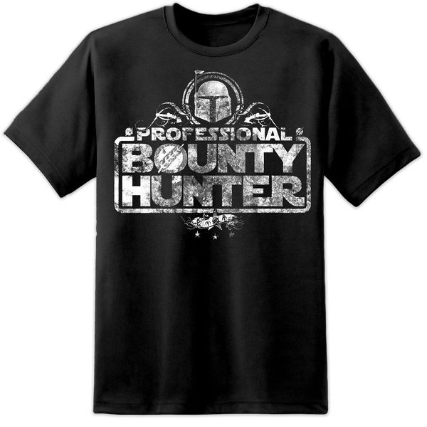 

mens boba fett professional bounty hunter t shirt the last jedi new 2020 fashion t shirt men summer style t shirt cool tees