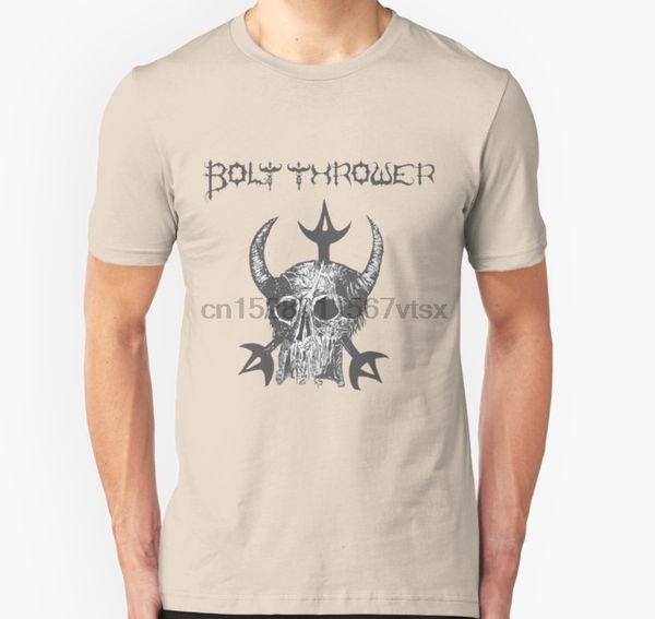 

men tshirt old school bolt thrower skull t shirt printed t-shirt tees top