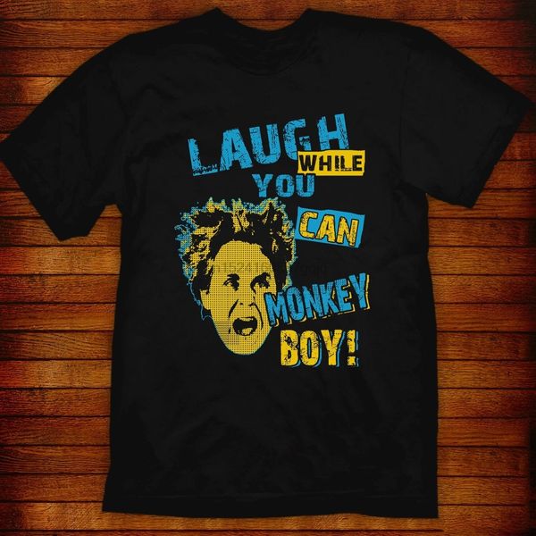 

buckaroo banzai shirt laugh while you can monkey boy pop art series mens tshirt fashion tee s m l xl 2xl 3xl