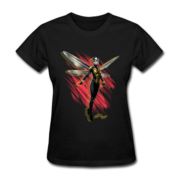 

автономные wasp изображение футболки для женщин лучшего хлопок лето осени верхней майки сша comic t-shirt купонов дешевле тройники lady