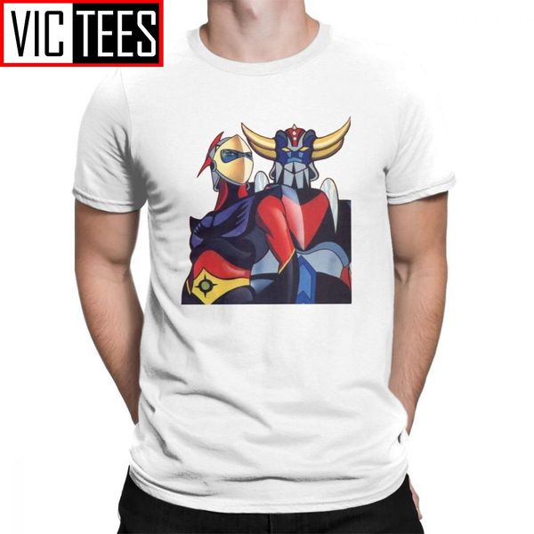 

ufo robot grendizer goldrake men t shirts male new t-shirts colorful 100% cotton round neck tee shirt short sleeves over size