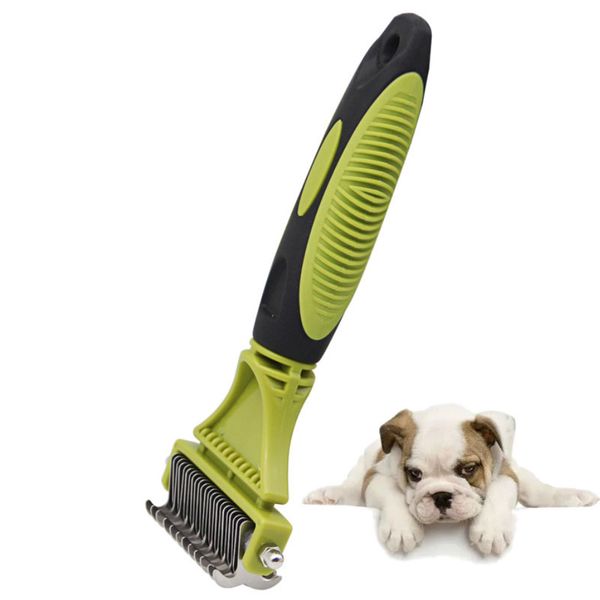 

pet dogs hair removal comb cat fur trimming dematting brush pets grooming tool matted long hair curly combs