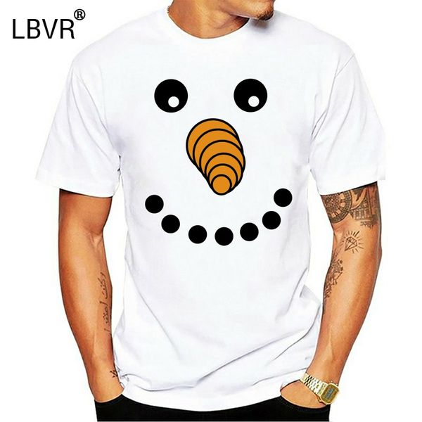 

snowman face design xmas mens t shirt gift present christmas santa custom printed tshirt, hip hop funny tee, mens tee shirts