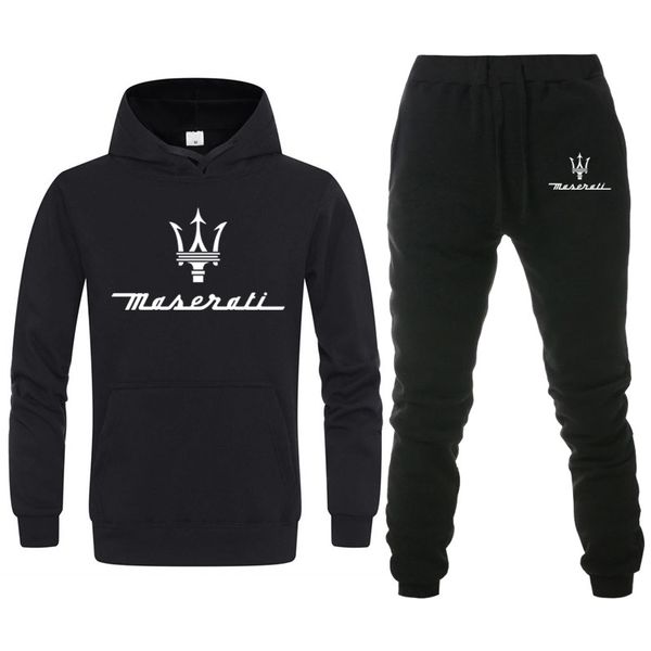 

brand car streetwear hoodies sweatshirt men/women tracksuit+sweatpant hip hop casual hoodie harajuku male hooded pullover, Black